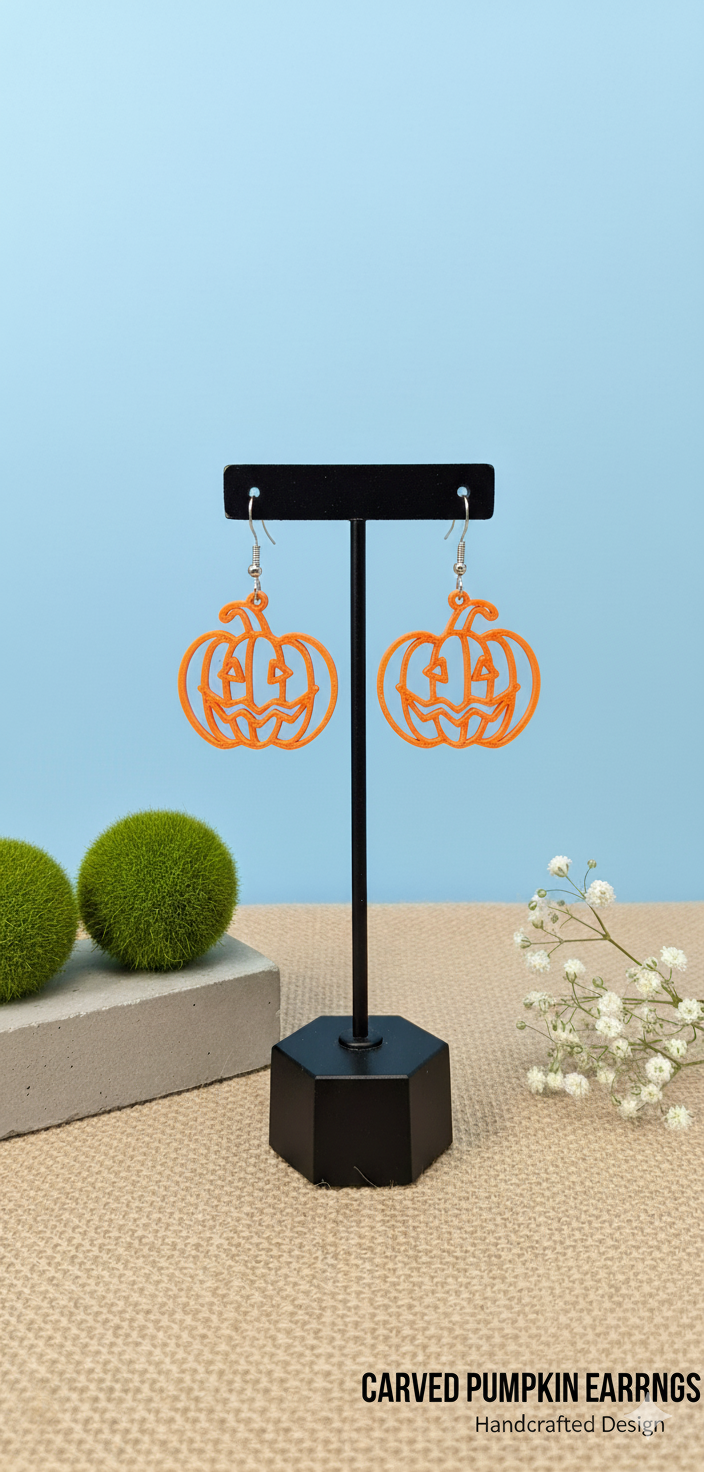 Pumpkin Earrings