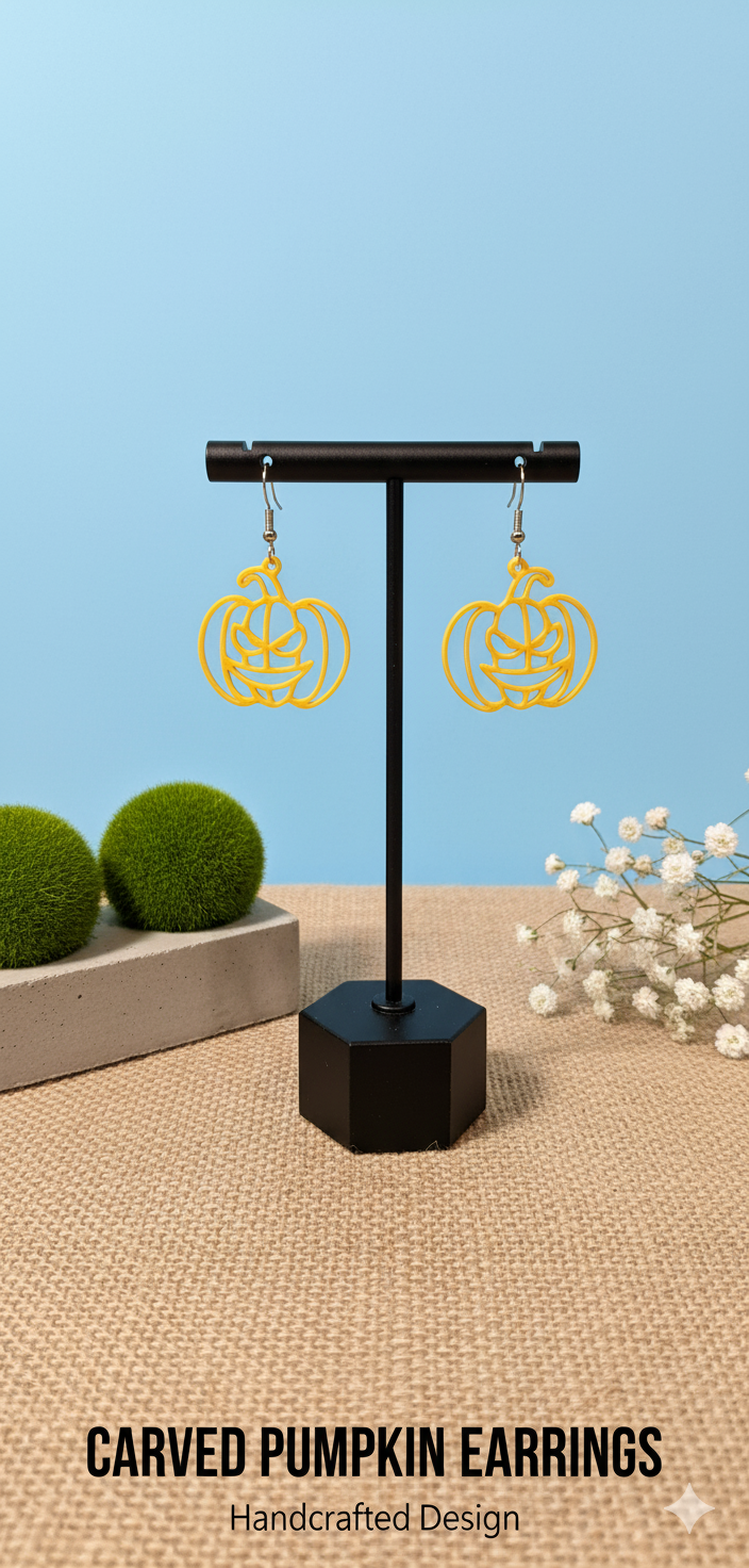 Pumpkin Earrings